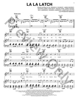 La La Latch piano sheet music cover